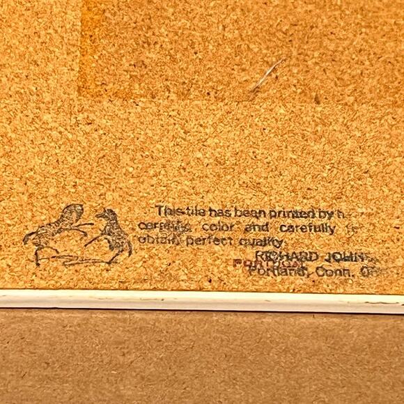 The First Church Of Christ Woodbridge, Connecticut 1738 trivet ceramic tile - Picture 5 of 10